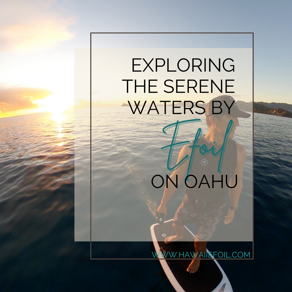 Exploring the Serene Waters by Efoil on Oahu