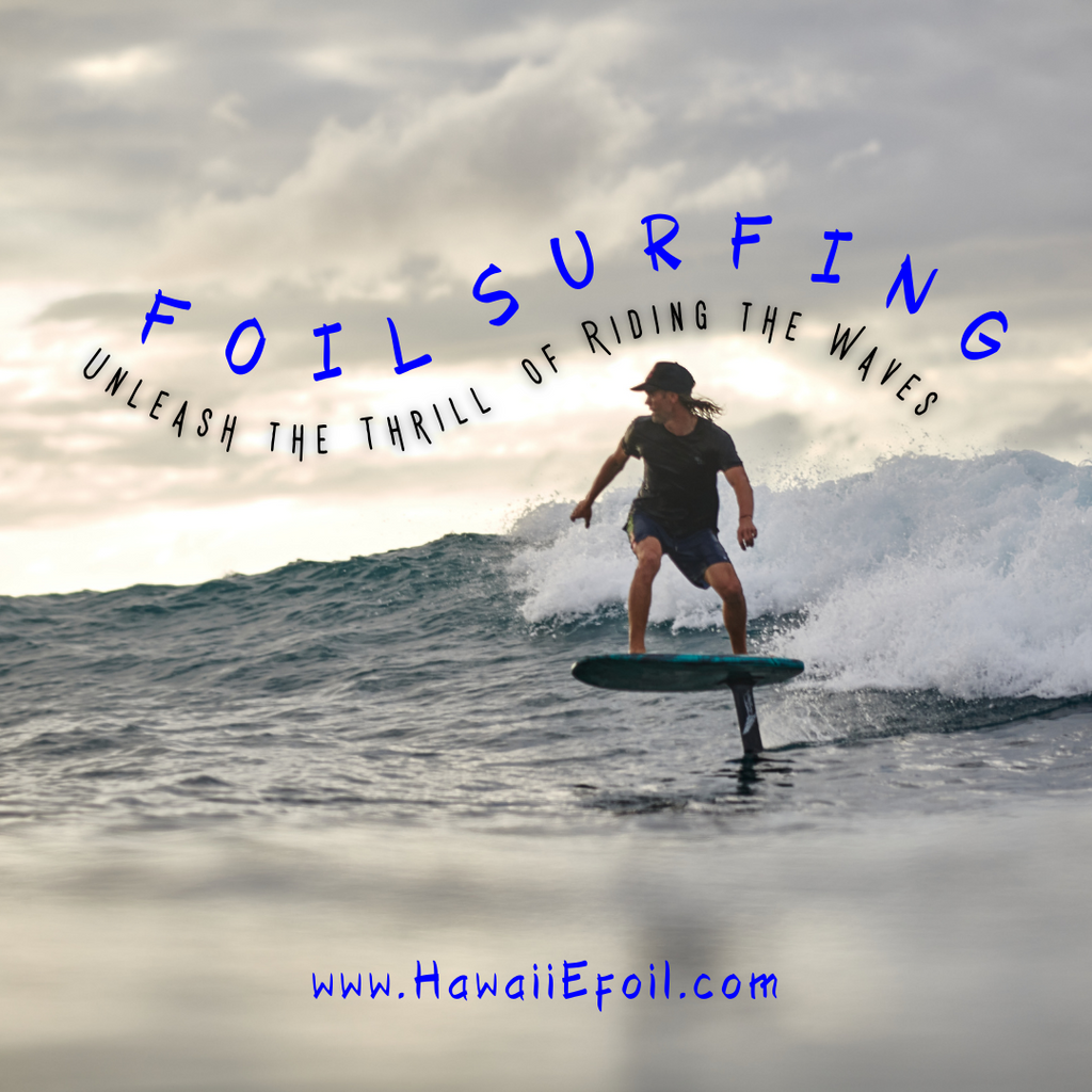 foil surfing