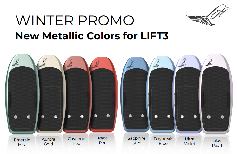 LIFT3 NEW METALLIC COLORS FOR 2023