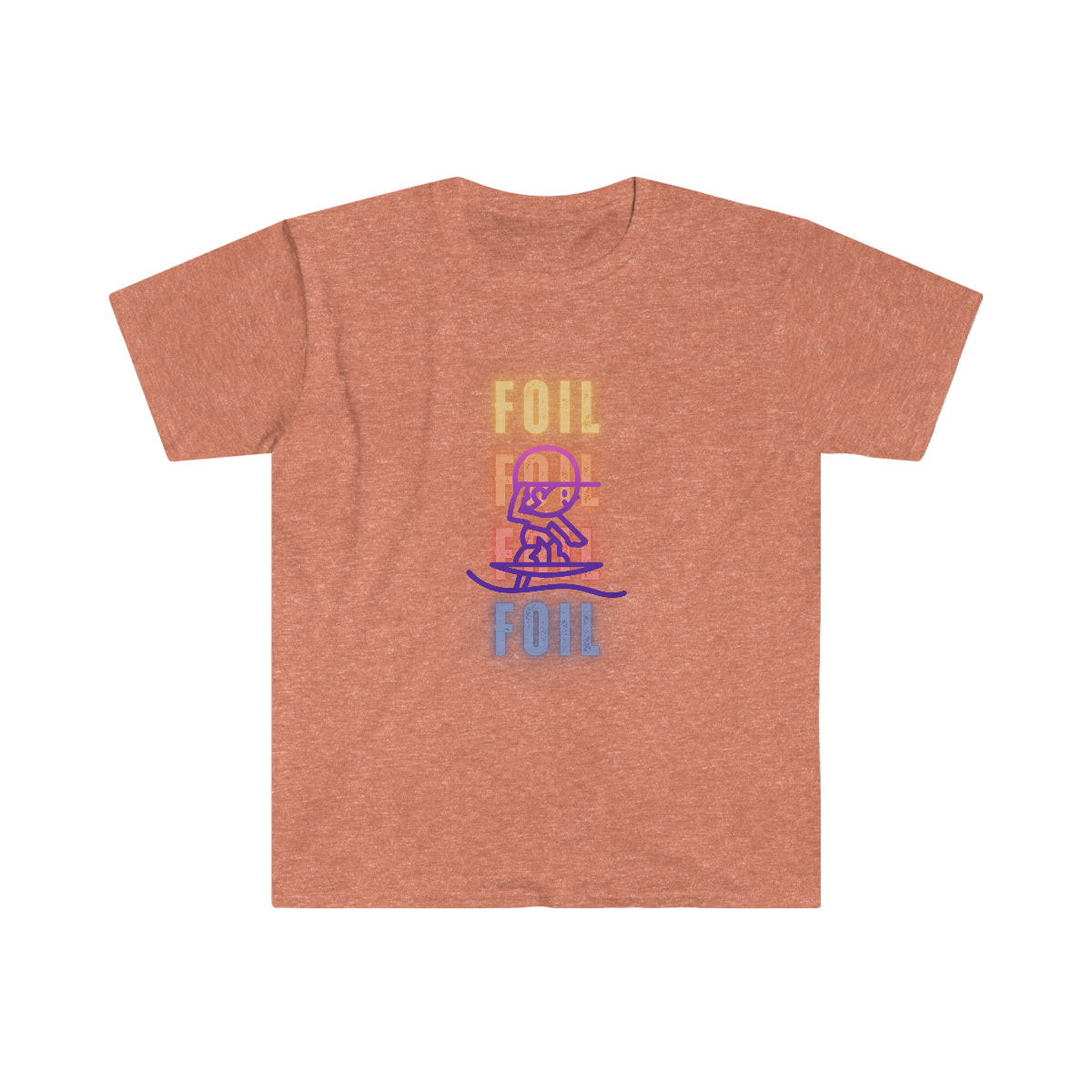 FoilX4 Yellow-Orange-Red-Blue Unisex Softstyle T-Shirt